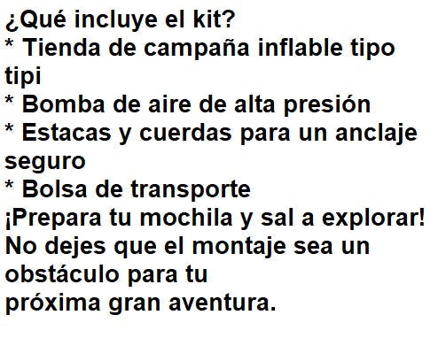 CARPA IMPERMEABLE SM INFLABLE MODELO 8880