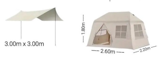 CARPA IMPERMEABLE SM INFLABLE MODELO 8889