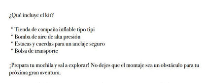 CARPA IMPERMEABLE SM INFLABLE MODELO 8889