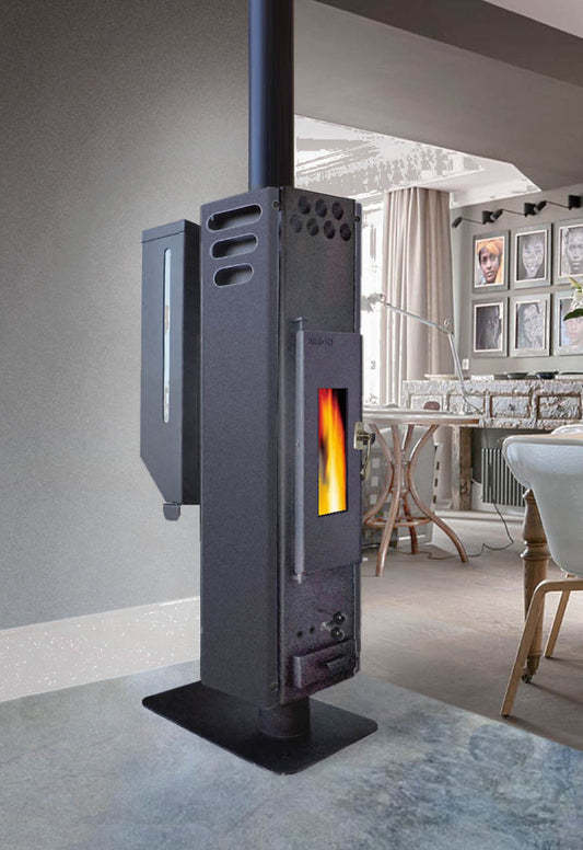 ESTUFA DE PELLET SIN CORRIENTE MARCA BRACO