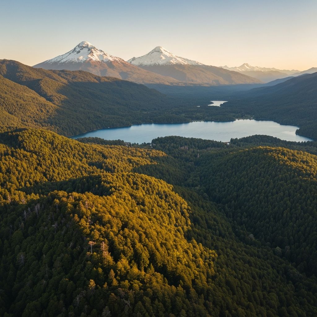 Paisaje del sur de Chile